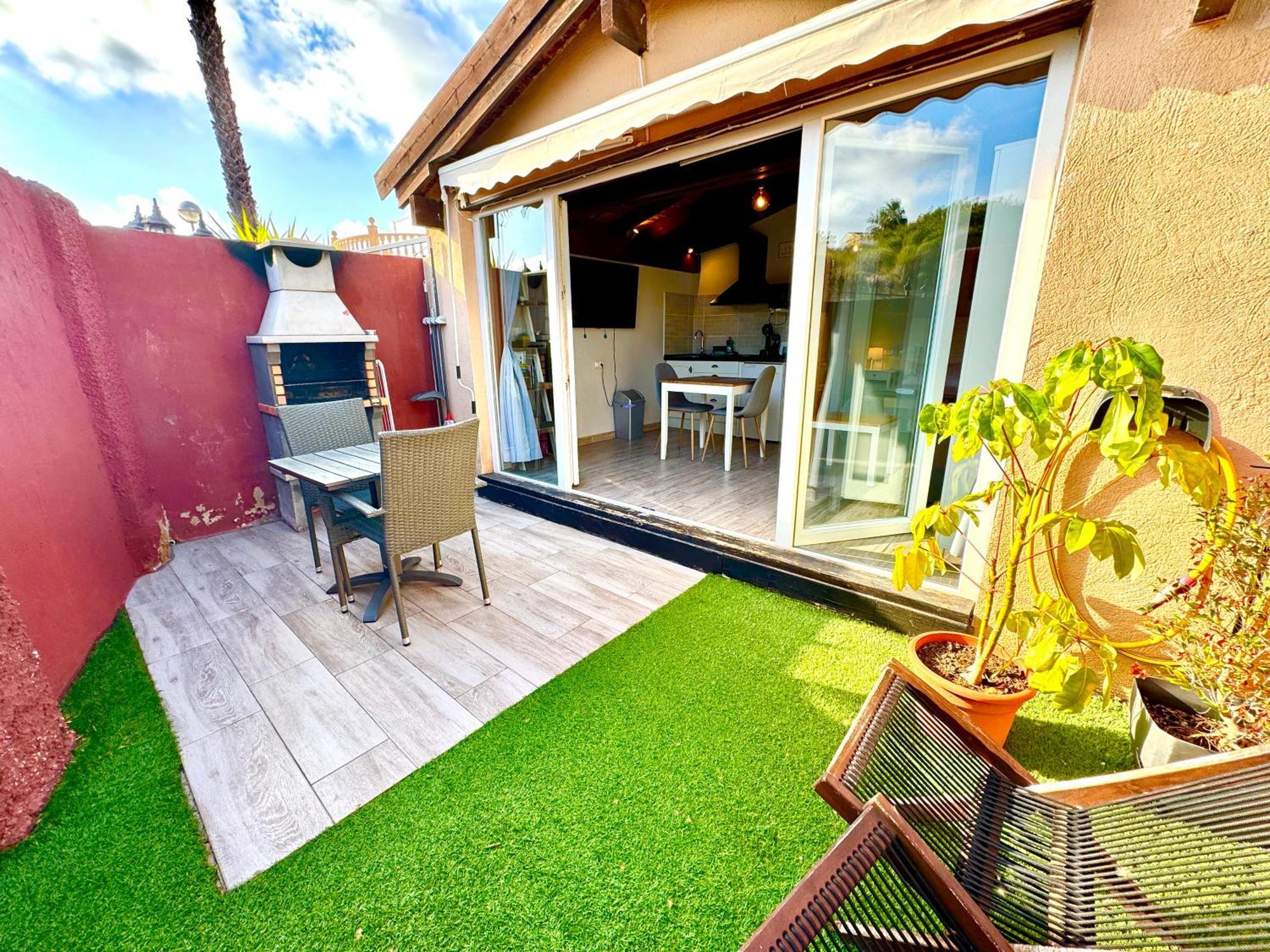 3 Casita-Estudio Con Jardin En La Playa Puerto Marino エクステリア 写真