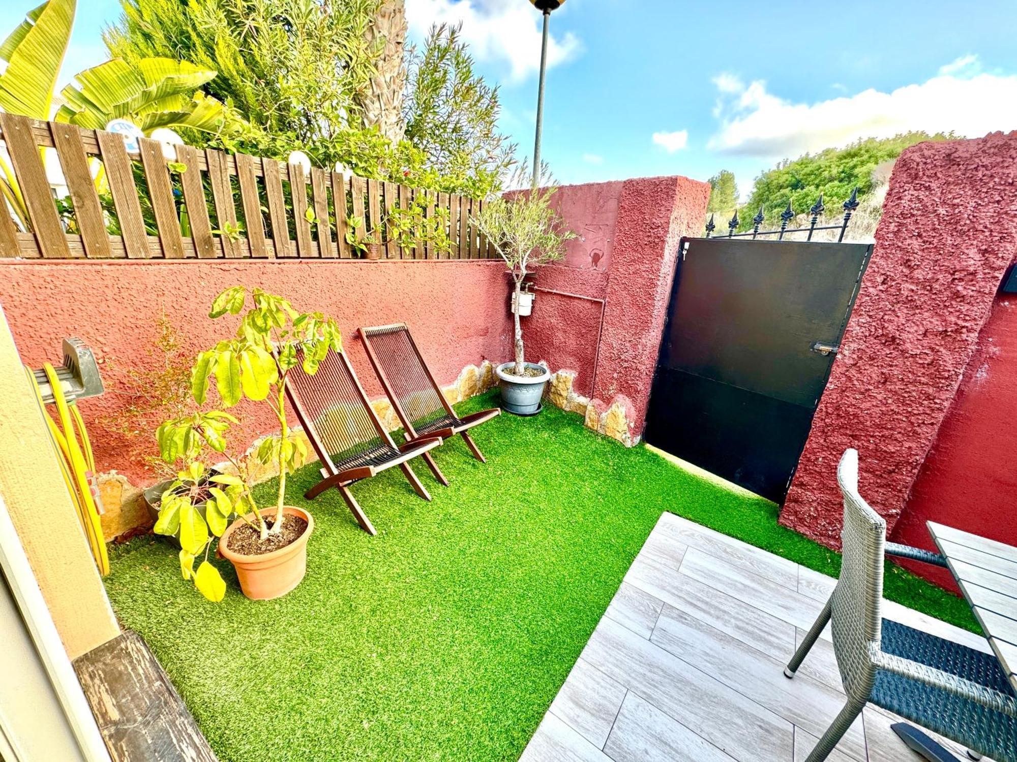 3 Casita-Estudio Con Jardin En La Playa Puerto Marino エクステリア 写真