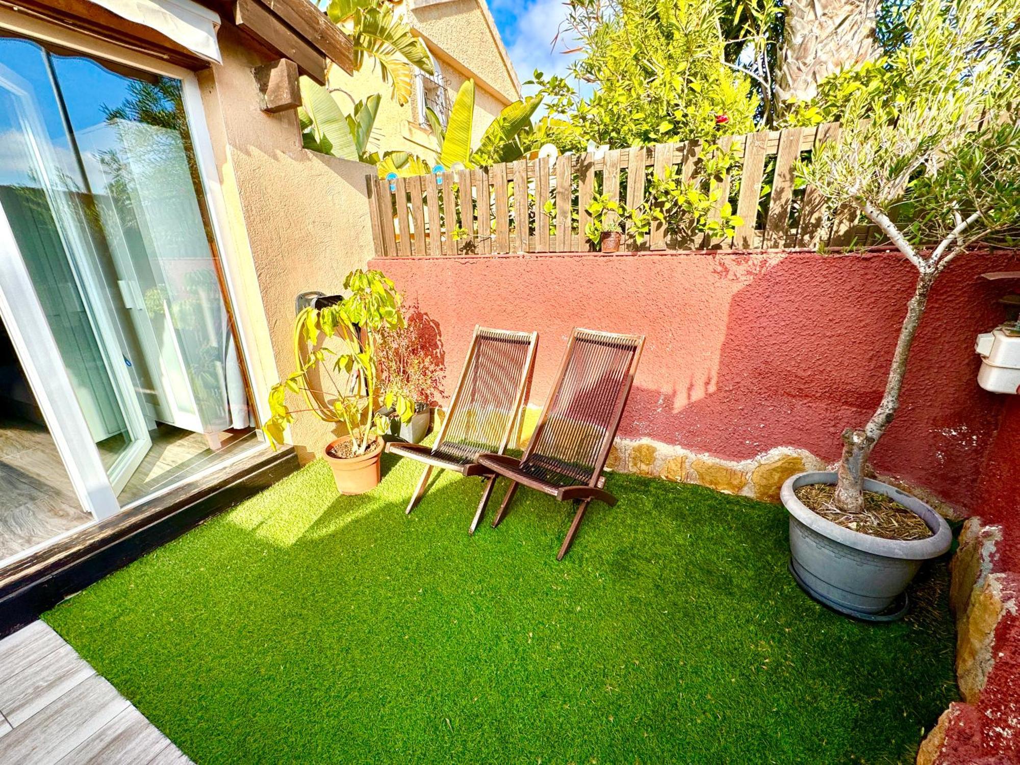 3 Casita-Estudio Con Jardin En La Playa Puerto Marino エクステリア 写真